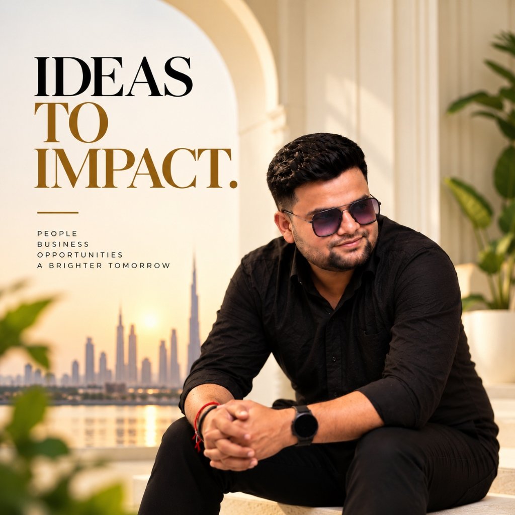 Kishan Kumar - Ideas To Impact Poster Banner